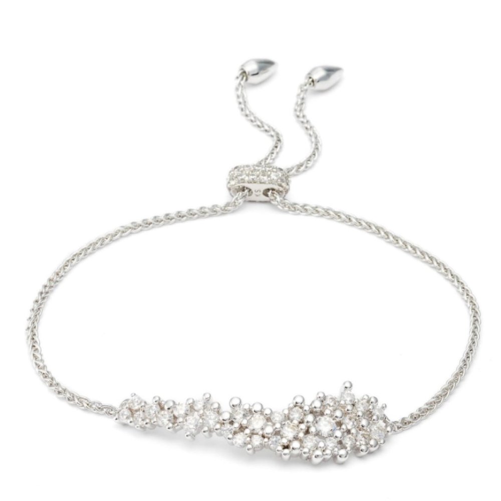 Kendra Scott Nolan Adjustable Chain Cz Bracelet